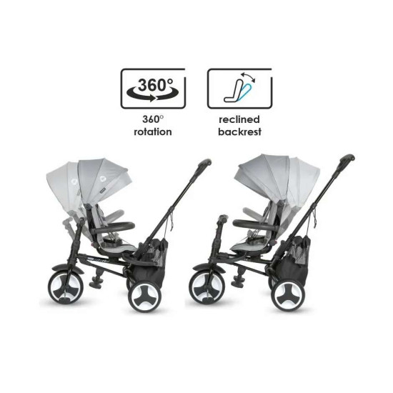 Coccolle Spectra Plus Αναδιπλούμενο Τρίκυκλο Ποδήλατο Neutral Grey