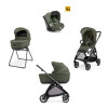 Inglesina Electa System Quattro με Darwin Loft Green (Iron Black Chassis)