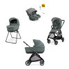 Inglesina Electa System Quattro με Darwin RCL-EVO Studio Grey (Iron Black Chassis)