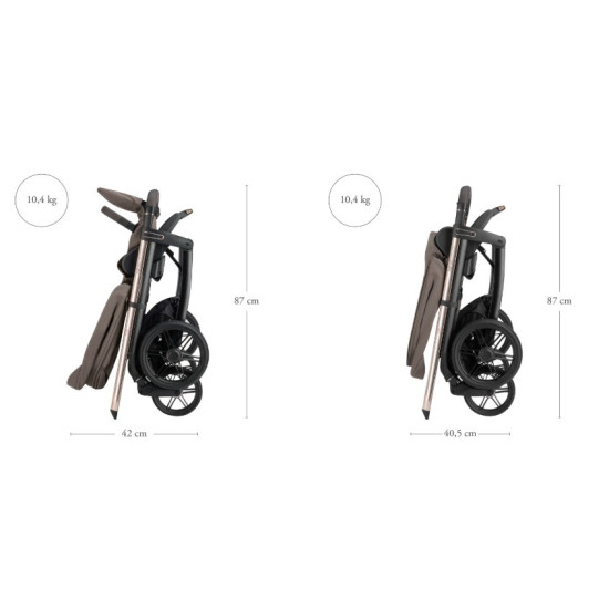 Inglesina Aptica System Quattro με Darwin Ivy Green (Litio Black Chassis)