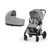 Cybex Balios S Lux Stroller  & Cot S Lux Stone Grey