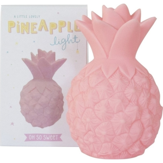 Mini Pineapple Φωτάκι Νυχτός Ροζ A Little Lovely Company