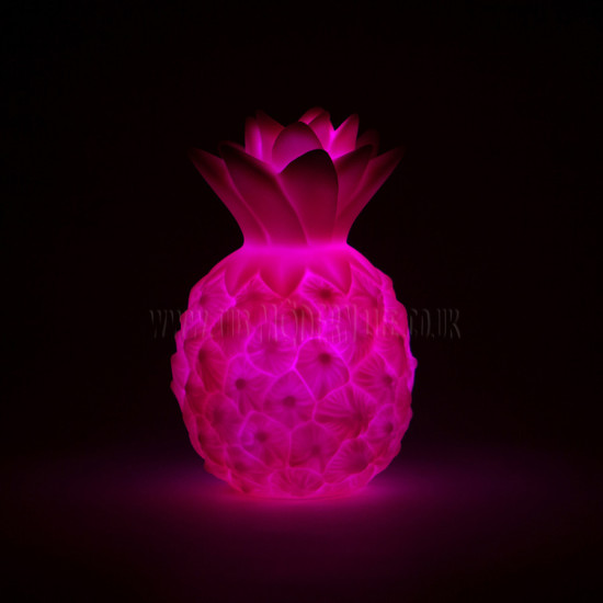 Mini Pineapple Φωτάκι Νυχτός Ροζ A Little Lovely Company