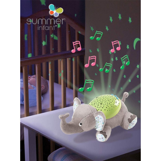 Summer Infant Βοηθός Συντροφιάς Ύπνου - Συσκευή Λευκών Ήχων, Classic Ελεφαντάκι