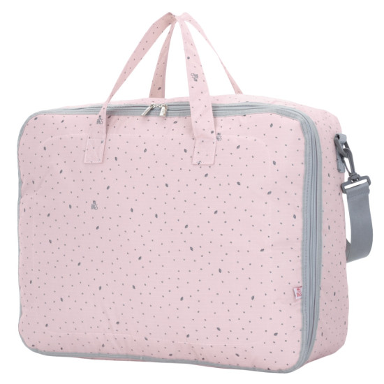 My Bags Βαλίτσα Μαιευτηρίου και Παιδική Τσάντα Leaf Pink wb-lef-pin
