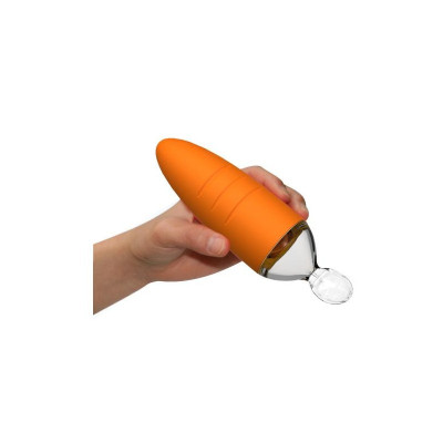 Bo Jungle Κουτάλι Ρυθμιζόμενης Ροής Σιλικόνης 2 σε 1 B-Food Dispenser Carrot 3m+