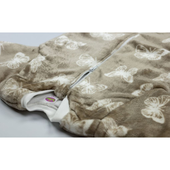 Tender Παιδικός Υπνόσακος Fleece 2.5 Tog με Πόδια Butterfly Καφέ 2410-1