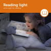 ZAZU Fin Προβατάκι παιδικό φώς νυκτός & ανάγνωσης LED, ρύθμιση νυκτός με USB grey