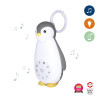 ZAZU ZOE Πιγκουίνος Ηχείο - Bluetooth με Φως, Χτύπο καρδιάς & Λευκούς Ήχους Γκρι